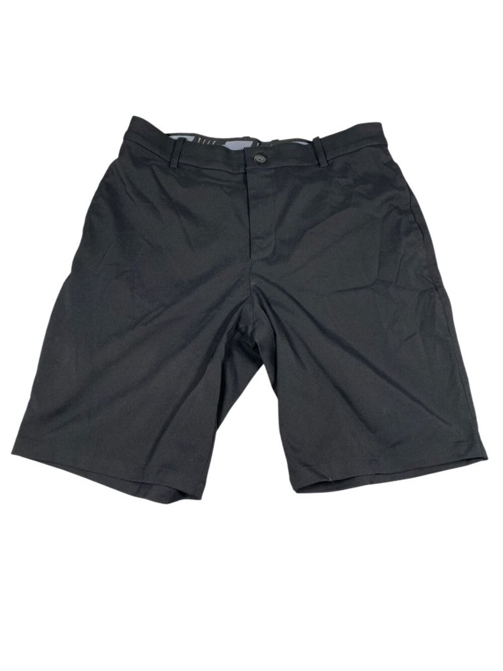 Nike Mens Black Dri-FIT Golf Shorts Size 36 Performance Polyester Blend